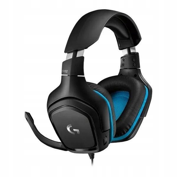 Sluchátka s mikrofonem Logitech G432 černo-modrá