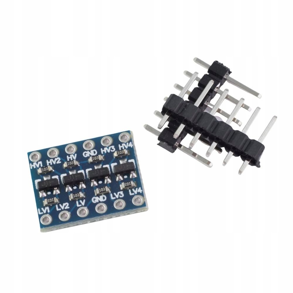 Konwerter poziomów logicznych 3,3 / 5V DWUSTRONNY Model Level Converter 4CH