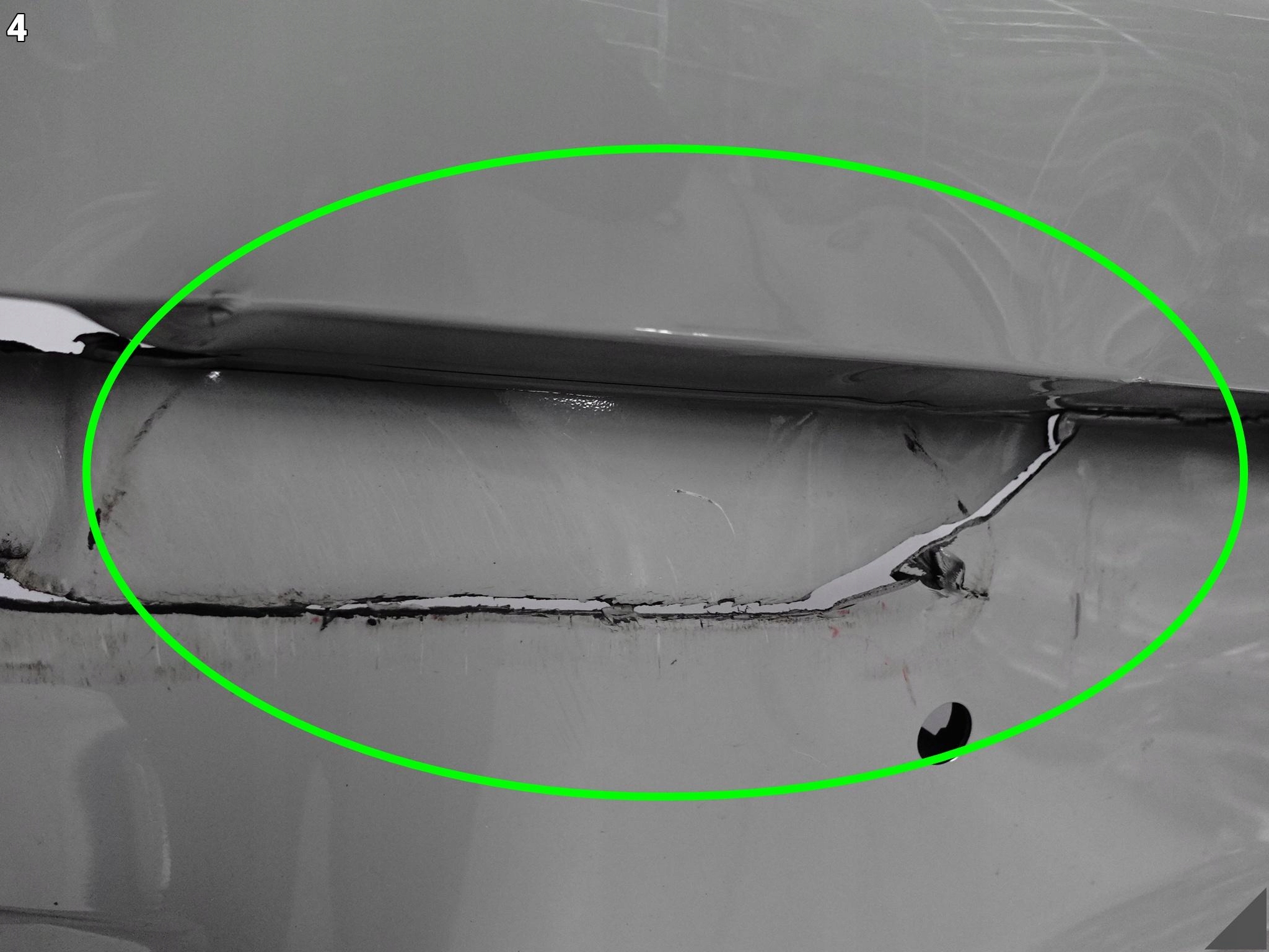 PORSCHE 911 992 GT3 21- bumper BUMPER rear part damaged (PDC)