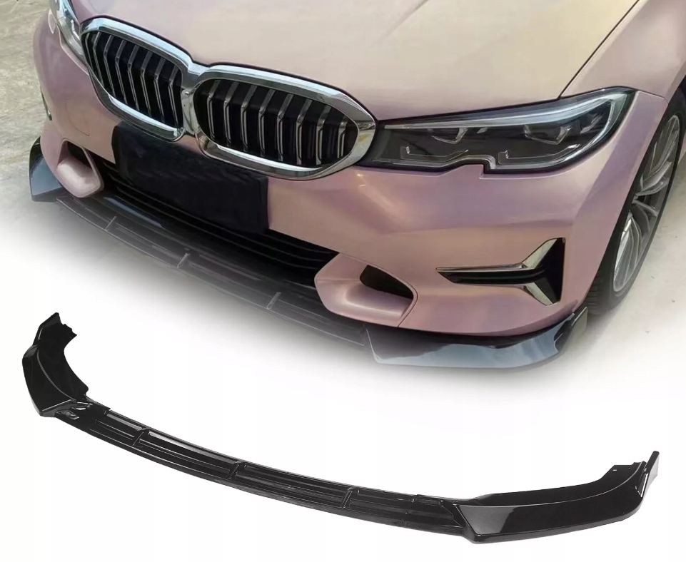 Bmw G20 G21 2019-2022 Krytka Nárazníku Standard Obyčejná Přední Strana Černý Lesk