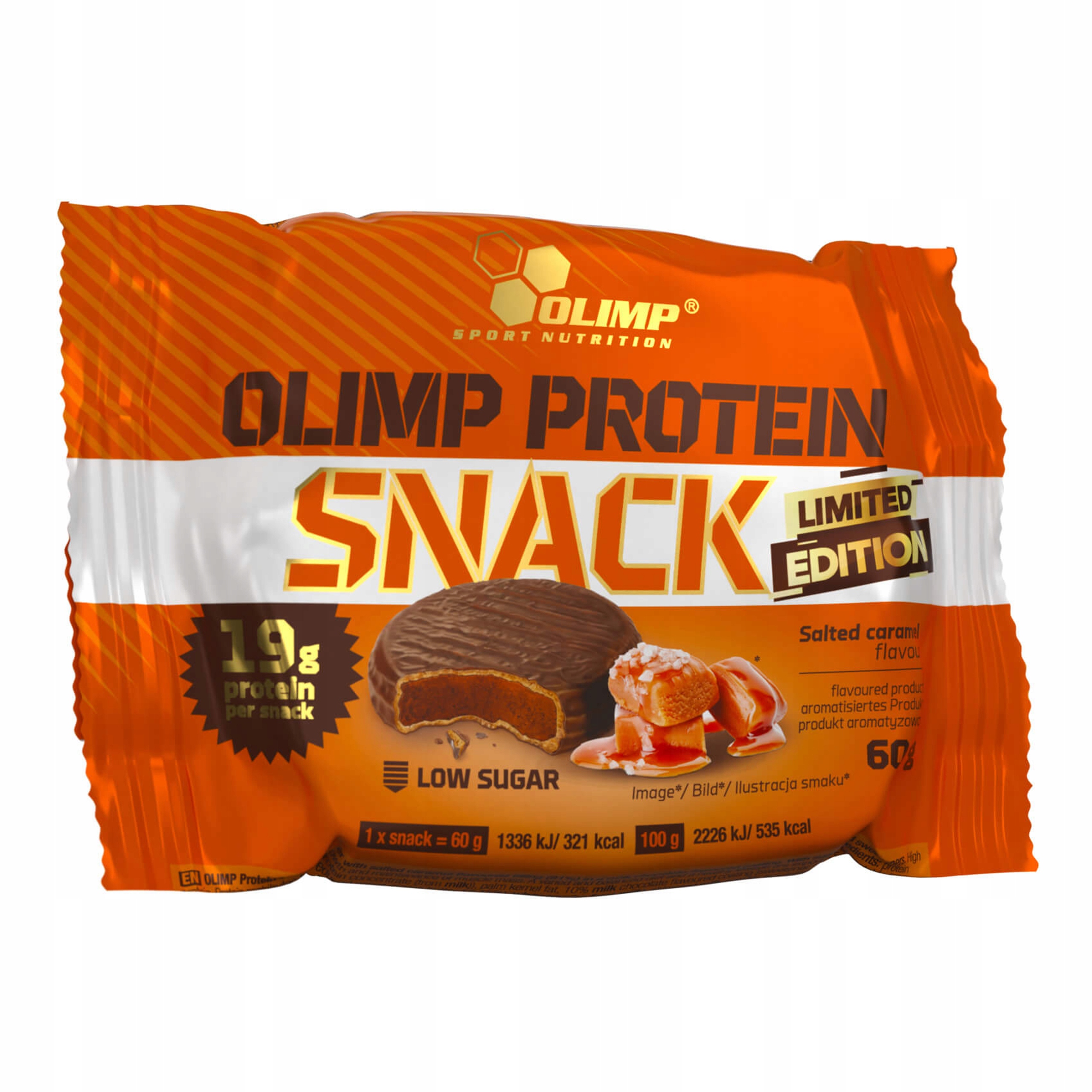 BATON PROTEINOWY WAFEL OLIMP SNACK SALTED CARAMEL 1000021576853