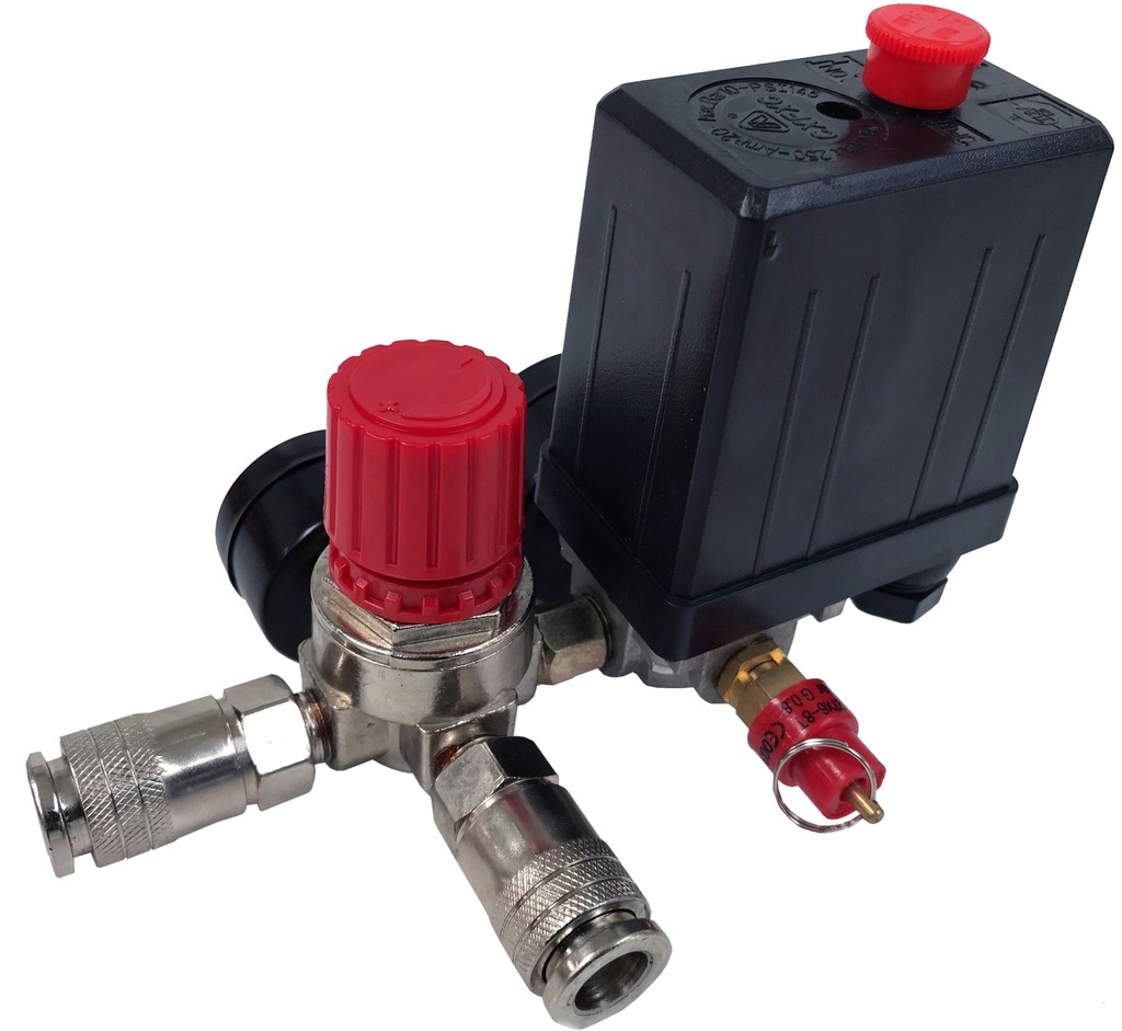 WYŁĄCZNIK CIŚNIENIOWY DO KOMPRESORA REDUKTOR 230V PRESOSTAT 12,5 BAR 1/4" Kod producenta V81202