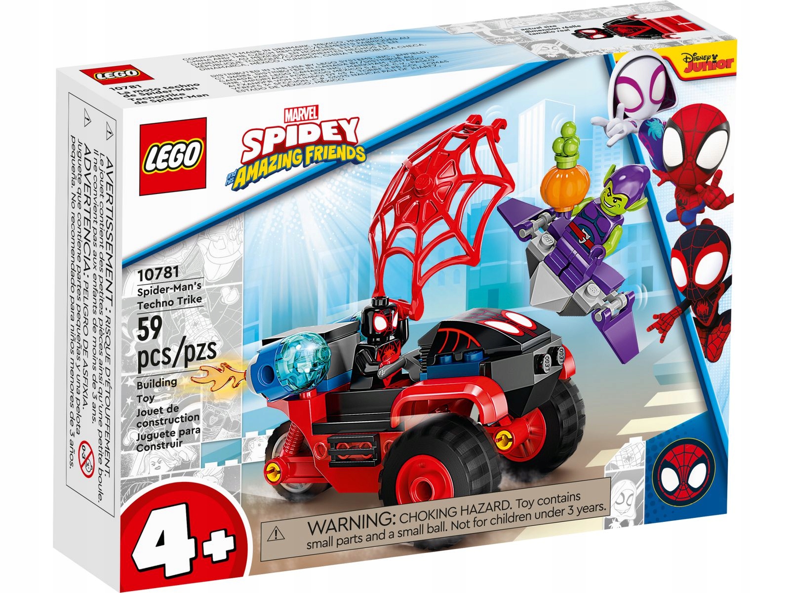 

Lego 10781 Marvel Heroes Technotrójkołowie