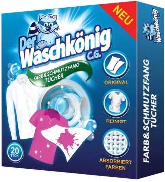 

Chusteczki pochłaniające Der Waschkönig 20