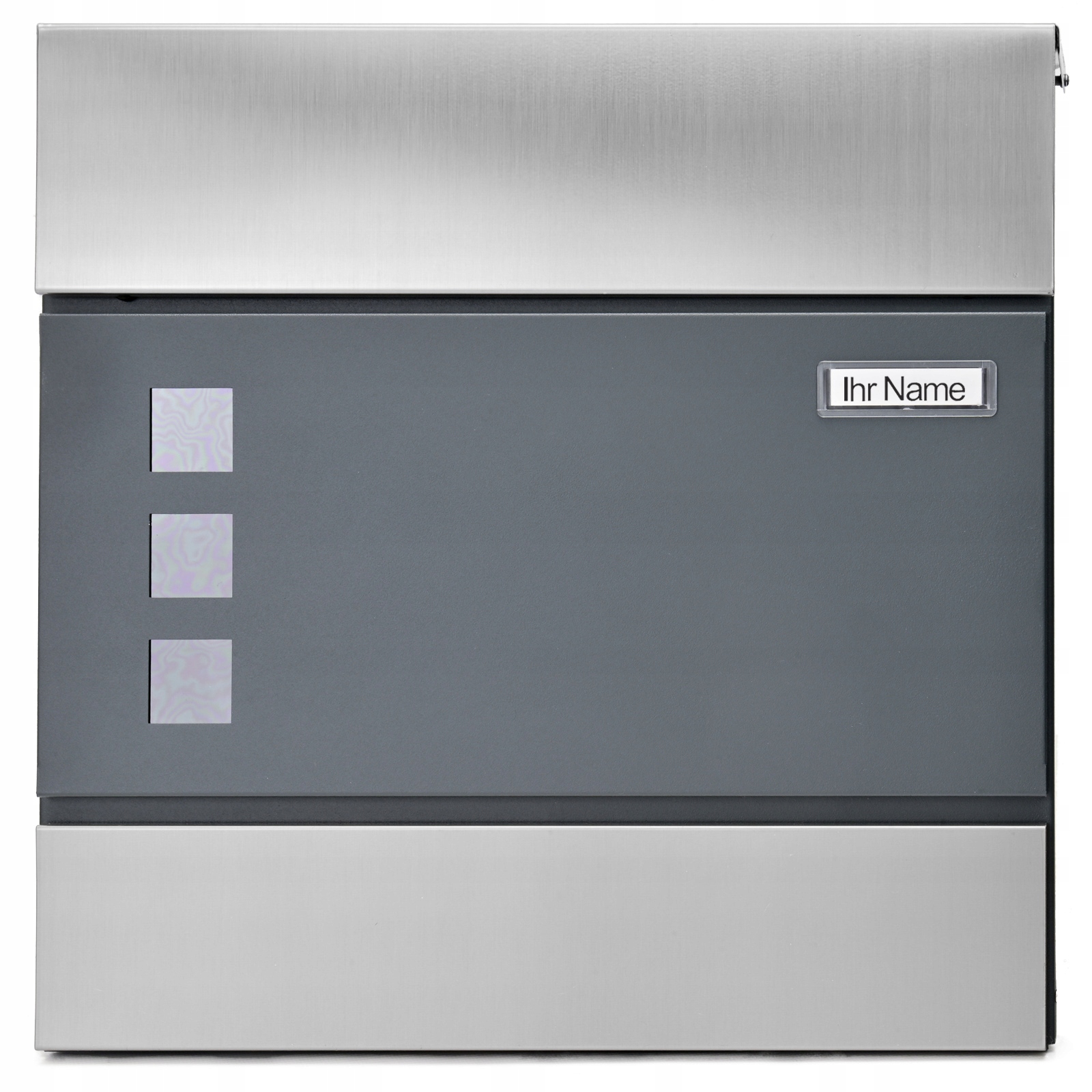 SKRZYNKA POCZTOWA LISTOWA NA LISTY GAZETY ANTRACYT Wysokość produktu 37 cm