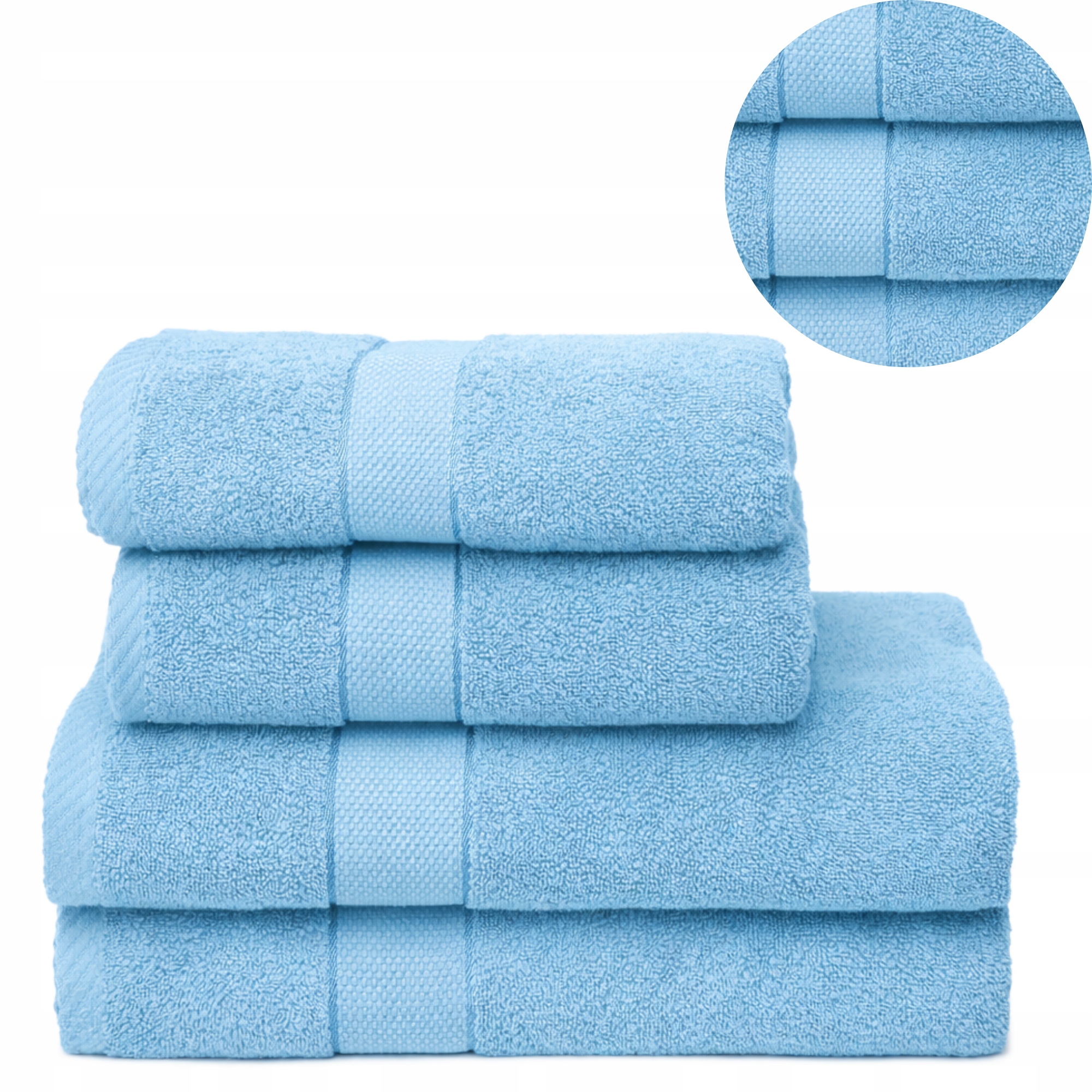 Sada 4 osušek 2x 70x140 2x 50x100 bavlna 500g Spa sada