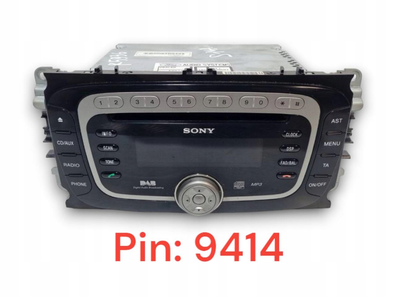 Radio samochodowe Ford S-Max 2009 8S7T-18C939-LE