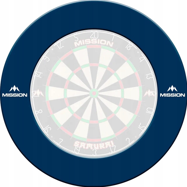 Opona ochronna Tarczy do Darta Mission Niebieska Blue Logo