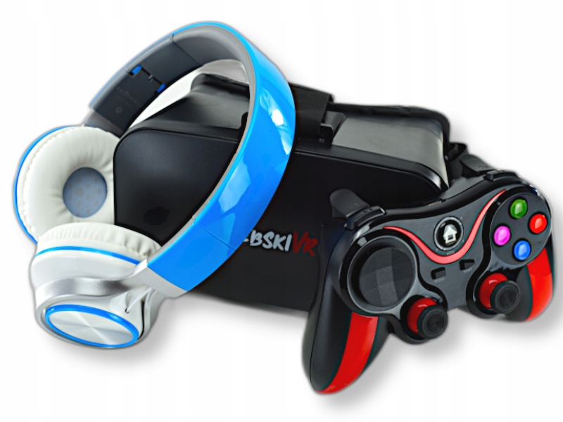 Virtuální realita Brýle Vr Sluchátka Gamepad