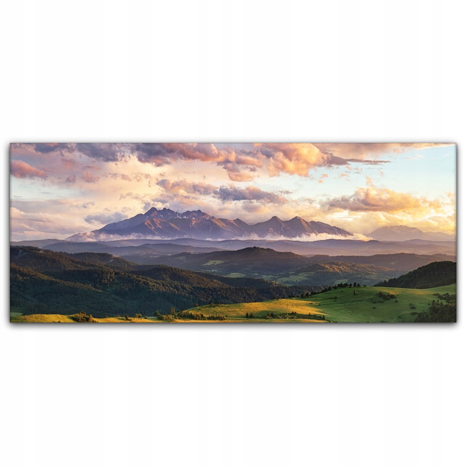 

Obraz płótno z foto 125x50 Natura Góry Krajobraz