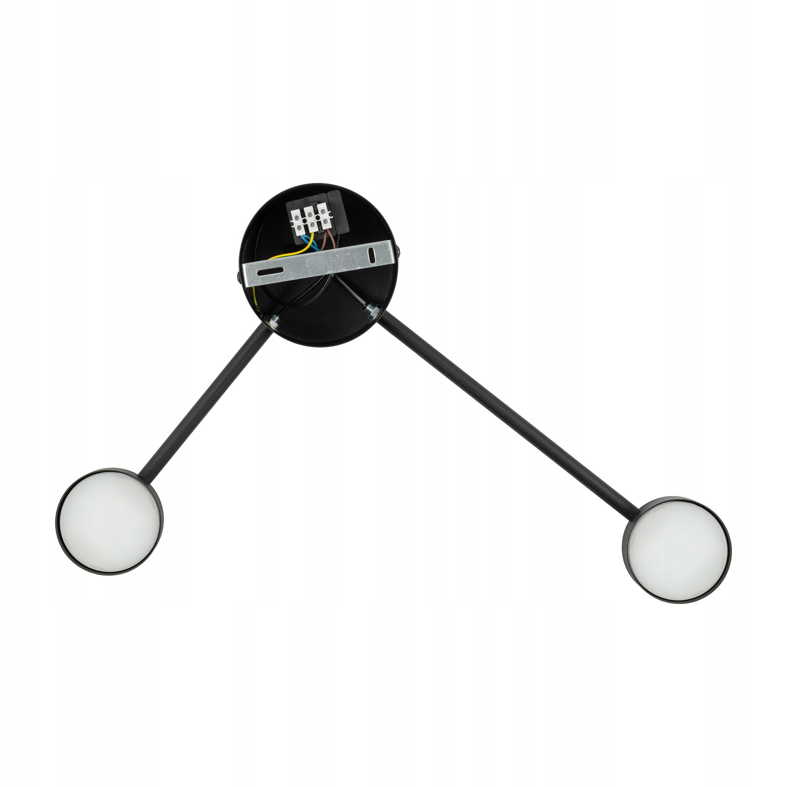 Moderné nástenné svietidlo Avia čierne 2xGX53 Závesná lampa na stenu Obývacia izba