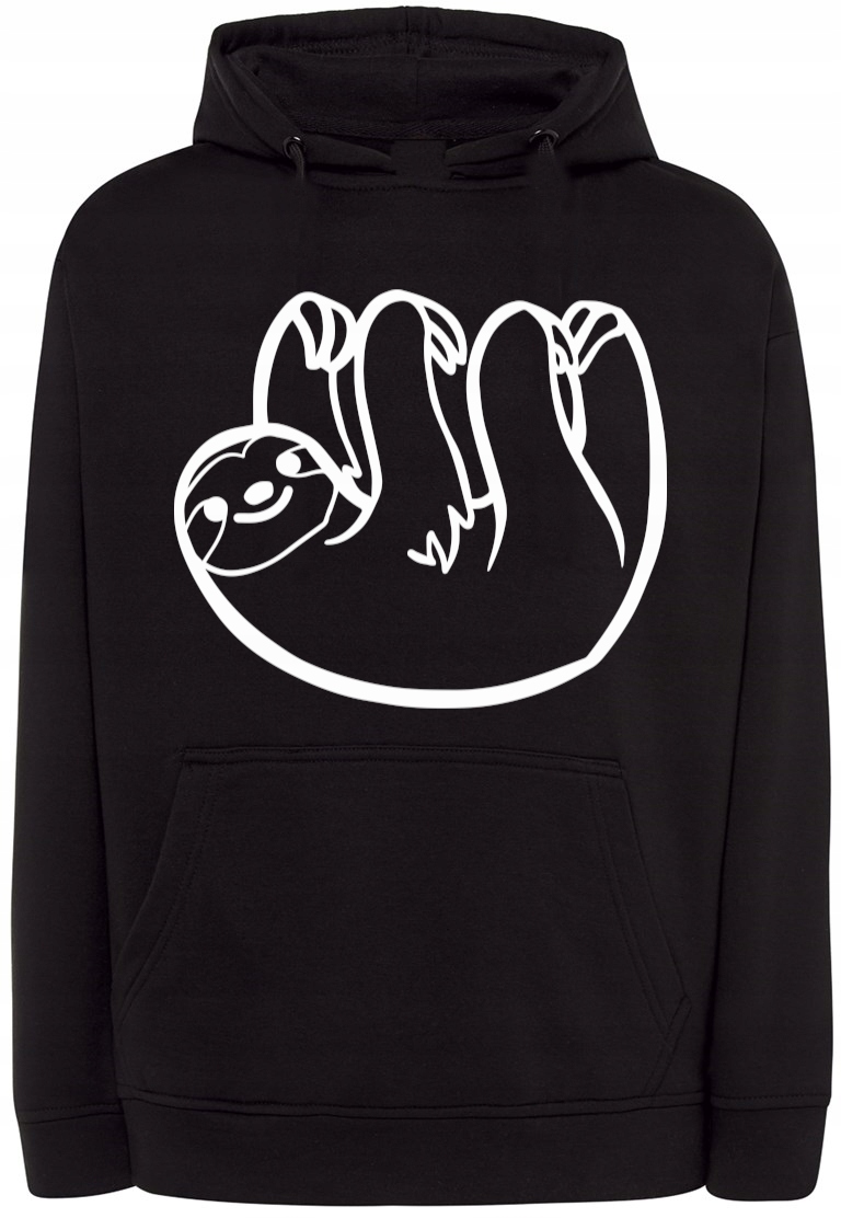 Pánská mikina s vtipným potiskem Lenochod vel. 5XL