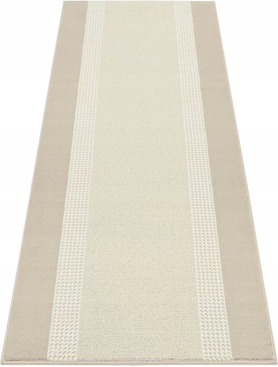 Koberec Běhoun 80x200cm do chodby/předsíně moderní krémový
