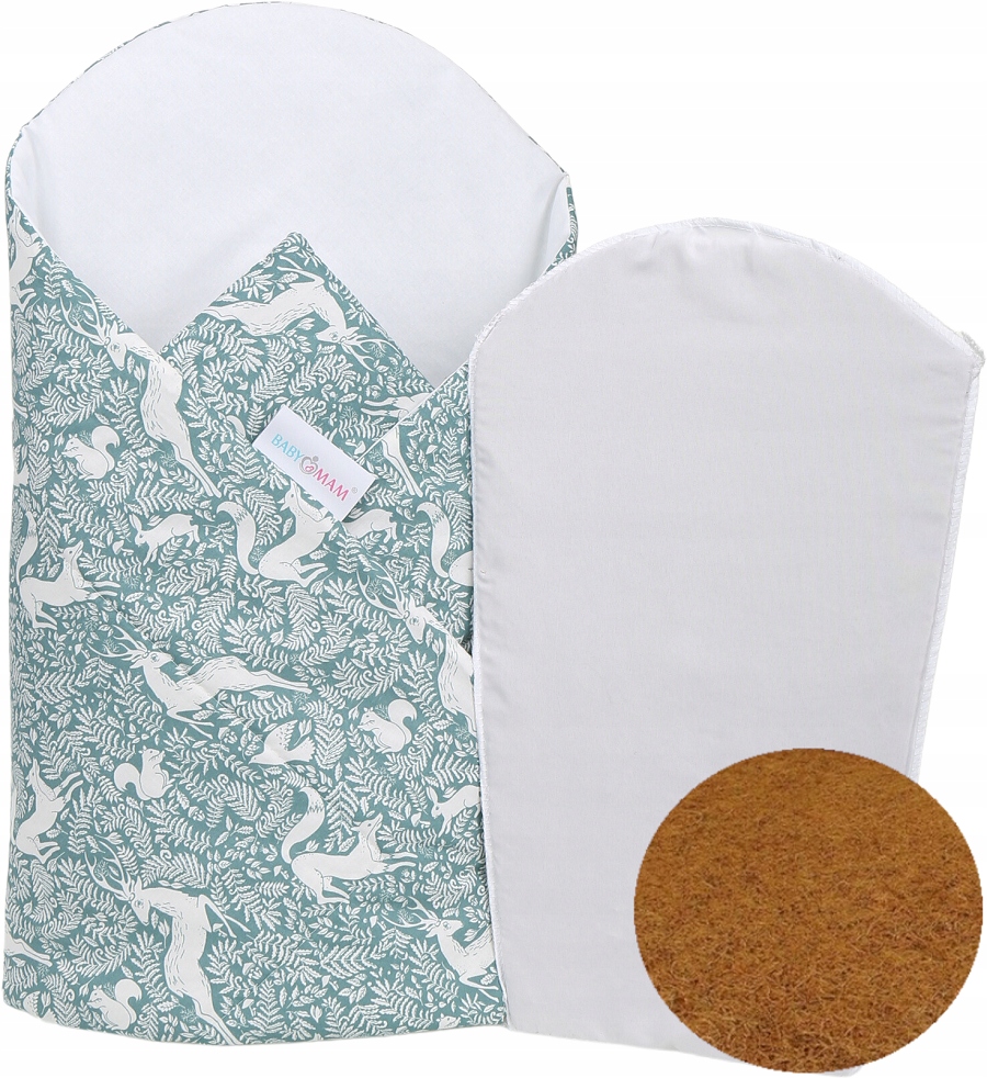 ROŻEK BECIK NIEMOWLĘCY Z WKŁADEM KOKOSOWYM USZTYWNIANY BAWEŁNA BABYMAM