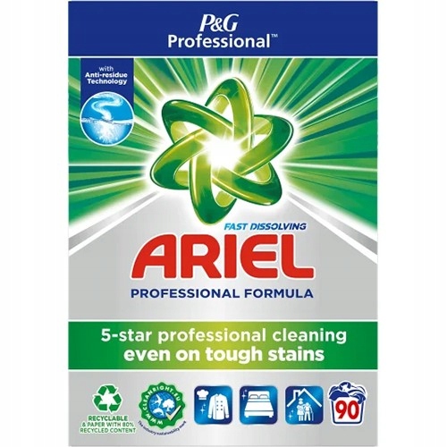 Levně Ariel Professionl Prací prášek Universal+ Fast Dissolving 90p 5,85Kg