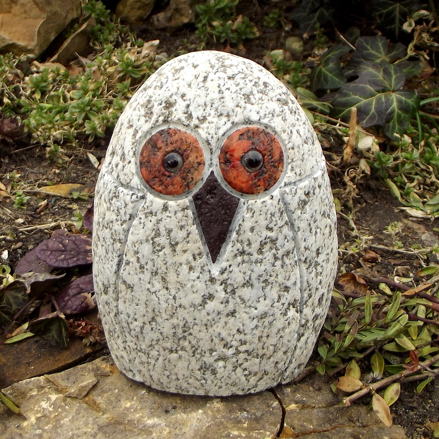 sowa granitowa, kamienna figurka, gartdeco1 Producent Gartdeco