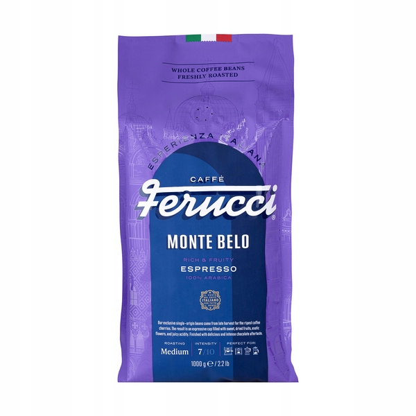 Kawa ziarnista Ferucci Monte Belo 100% Arabica single-origin 1 kg