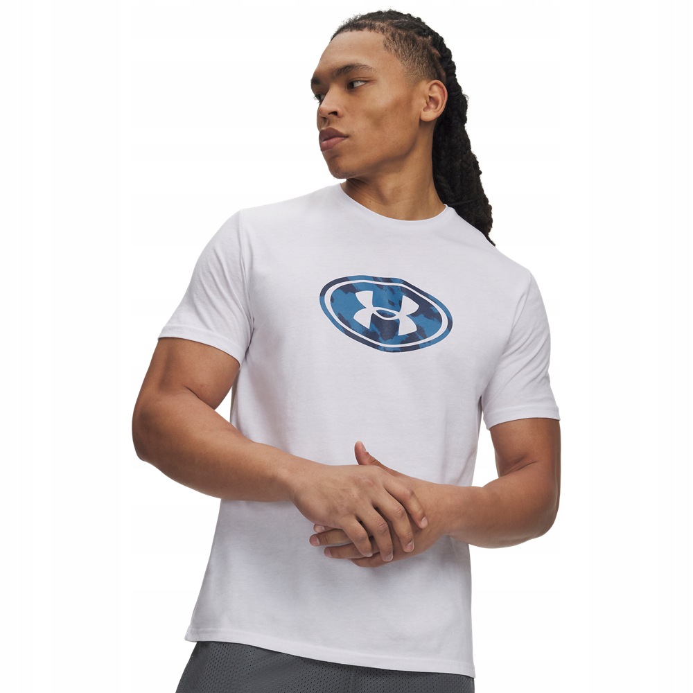 Tričko Ua Lockertag Print Bílé L Under Armour AW26