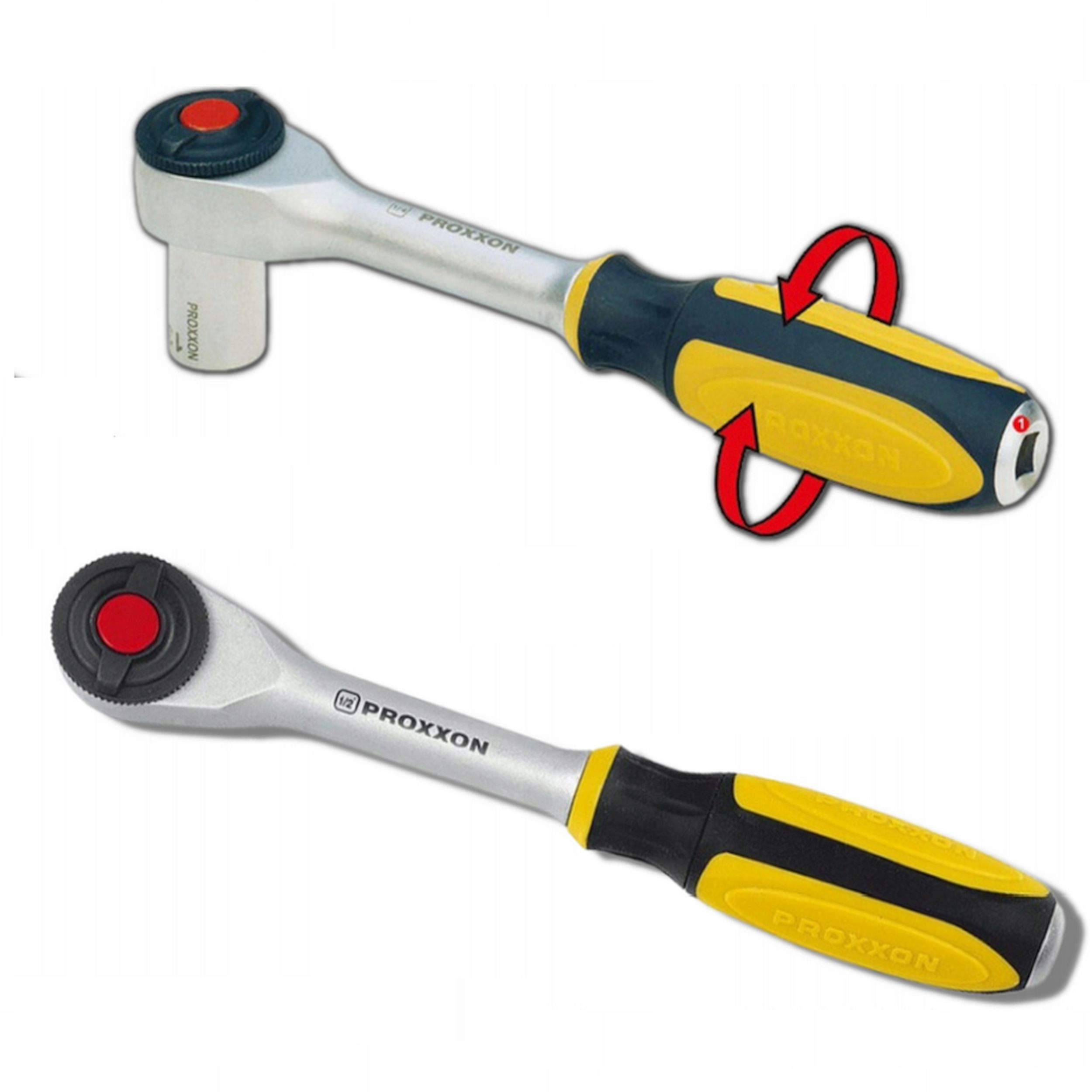 Proxxon Grzechotka z mechanizmem obrotowym 1/4" 23082