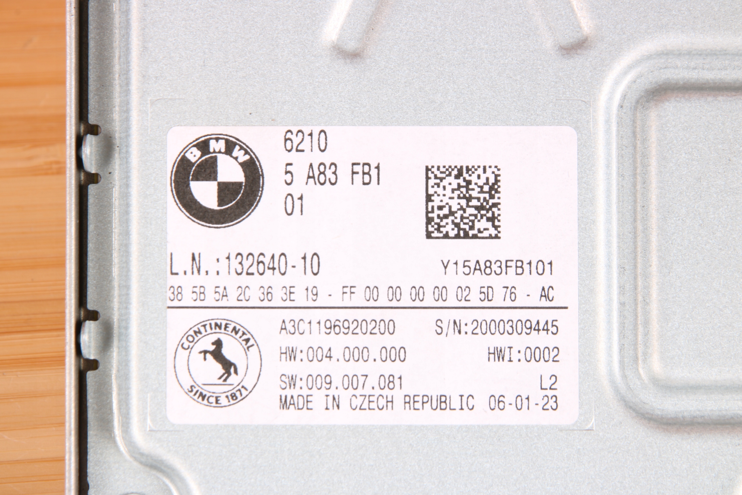 BMW modul Bedienteil des Kombiinstruments des Kombiinstrumentes KOMBI 5A83FB1
