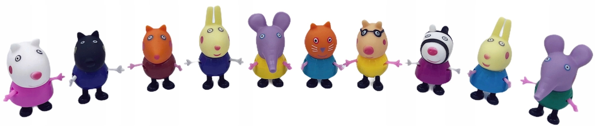 PEPPA PIG FIGURKY FRIENDS 10 KS SET Značka iné