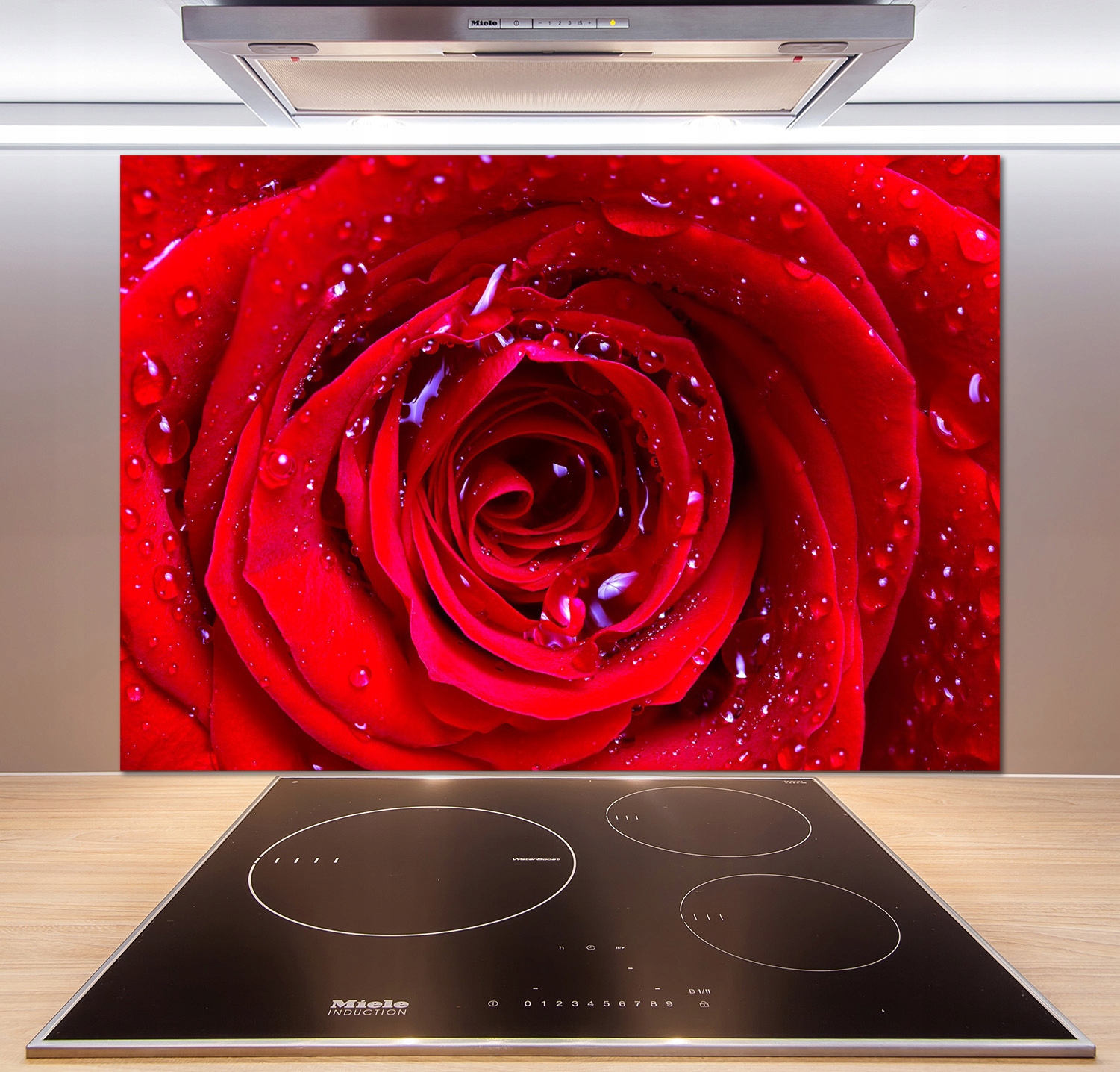 

Panel dekor szkło Kwiat róży 100x70 cm + Klej