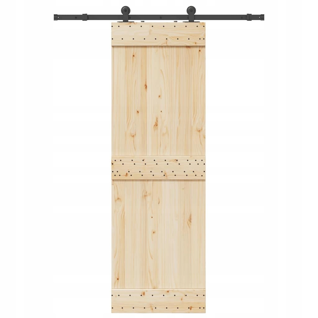 Systém Na Montáž Posuvných Dverí 152,5 CM, Oceľ Čierna