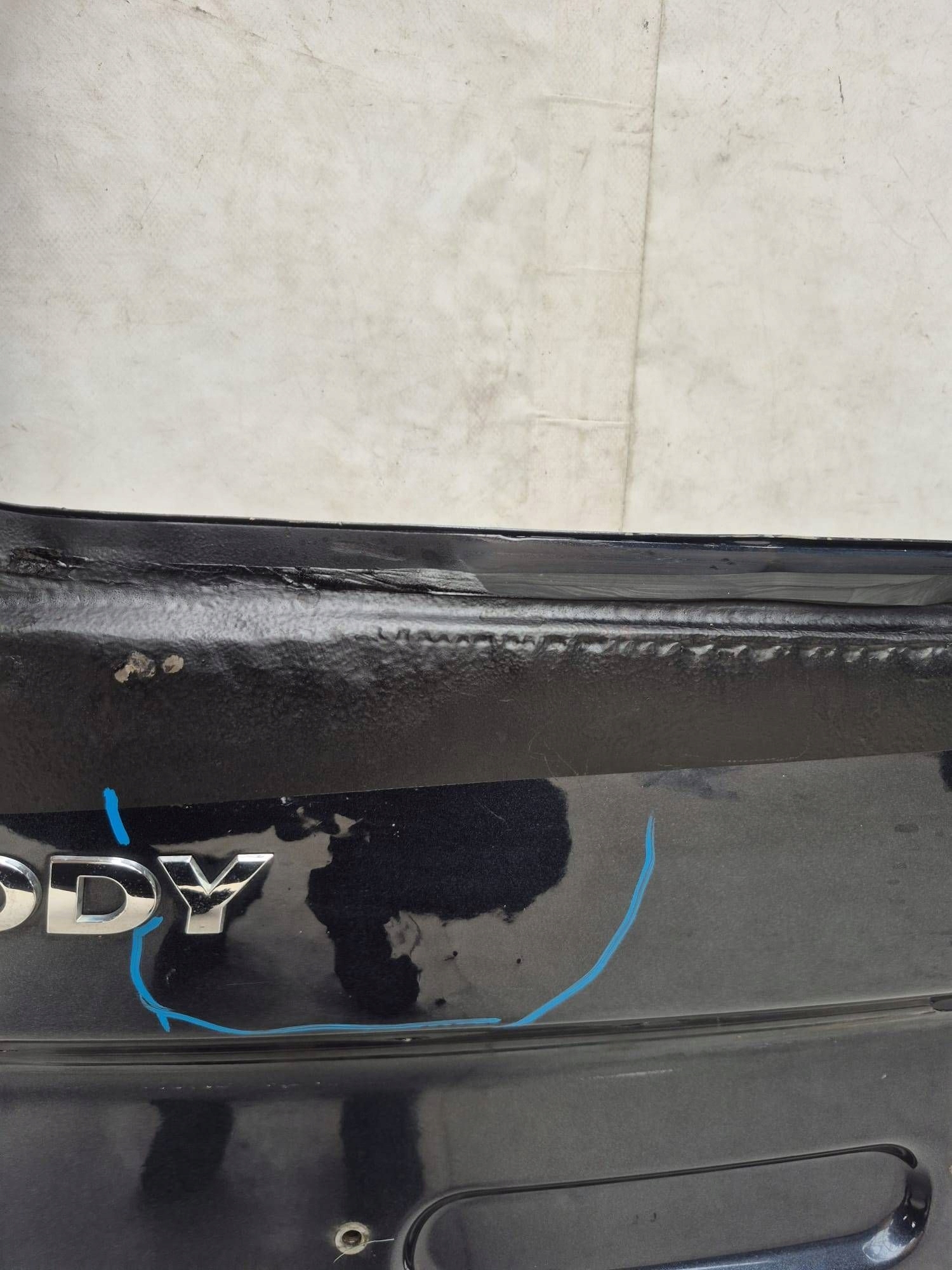 VW CADDY III 2K 03- Tür links heck hinten