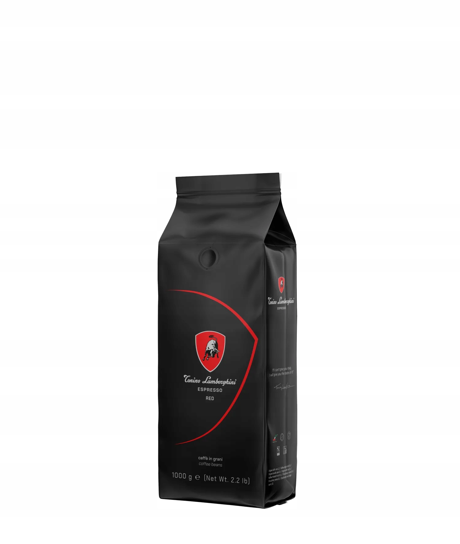 Levně Tonino Lamborghini Red 1 kg – Zrnková káva, italská, intenzivní, prémiová