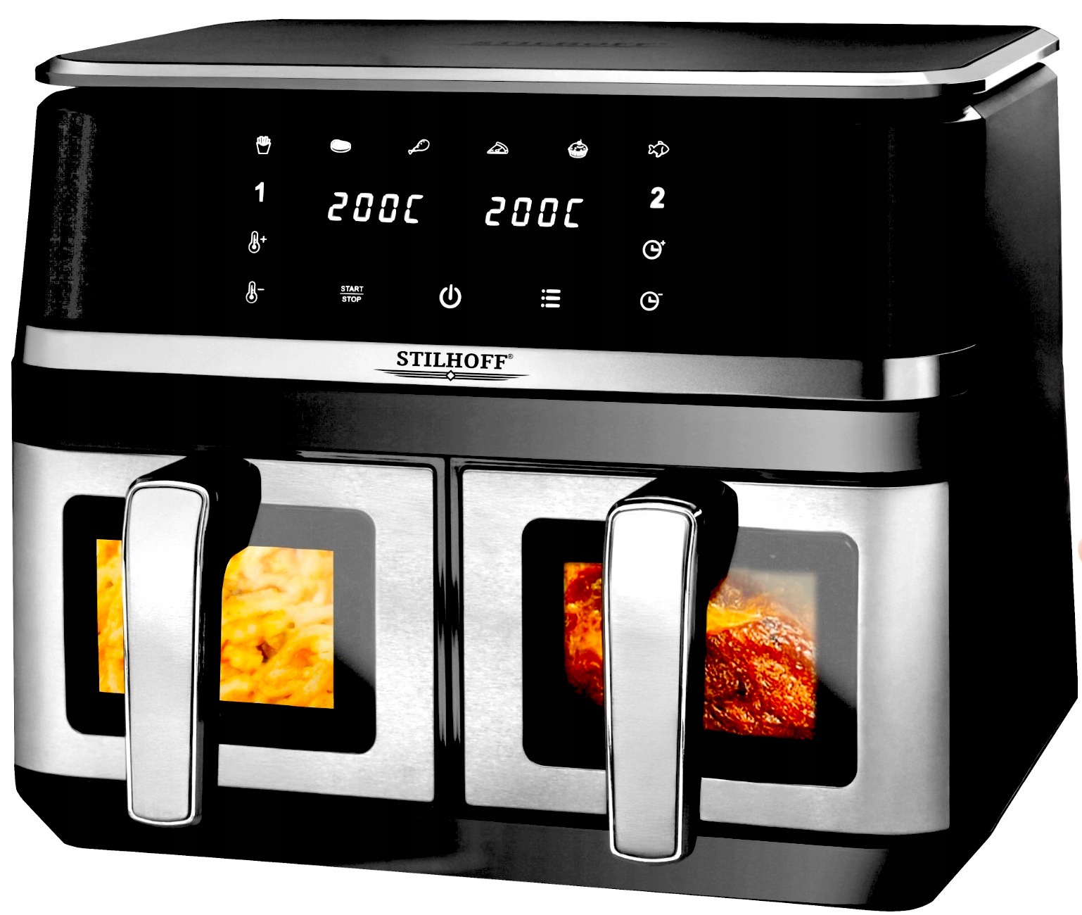 Horkovzdušná fritéza Stilhoff Airfryer Pro Duo 8,2L