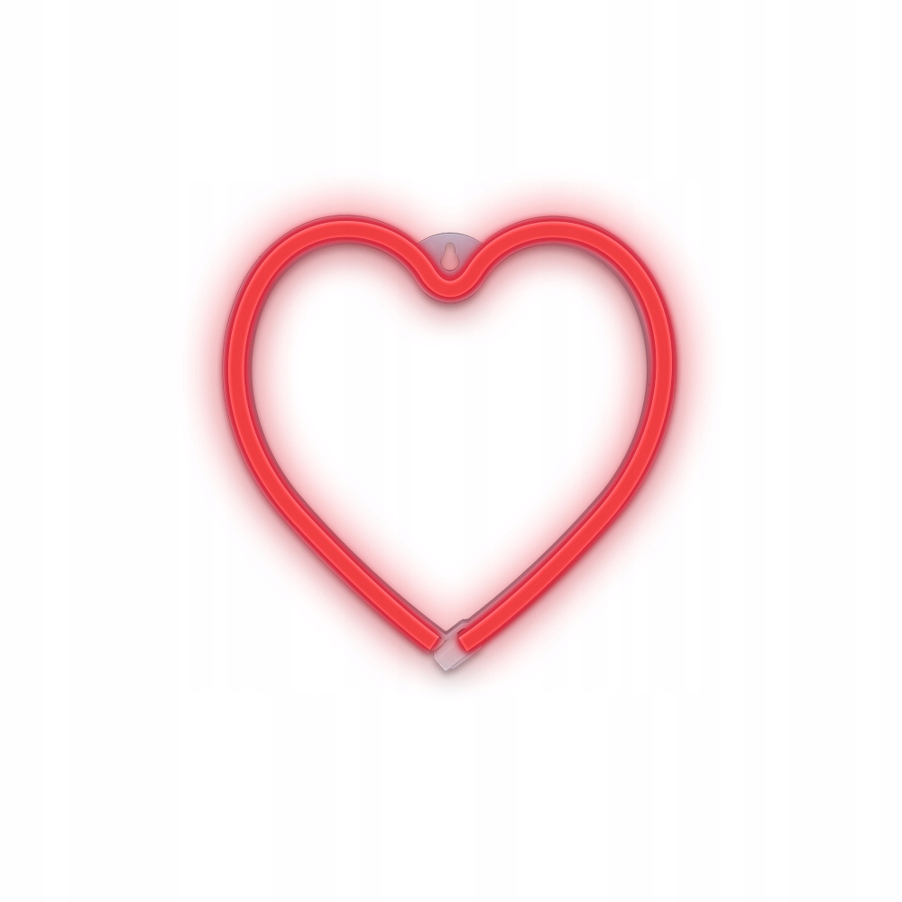 Neon LED SERCE czerwone Bat + USB kocham miłość FLNE07 Forever Light