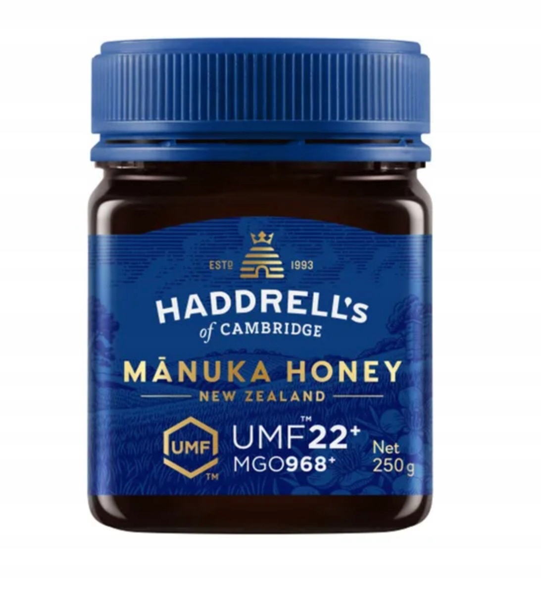 Haddrell's Miód Manuka UMF22+ MGO968+ 250 g