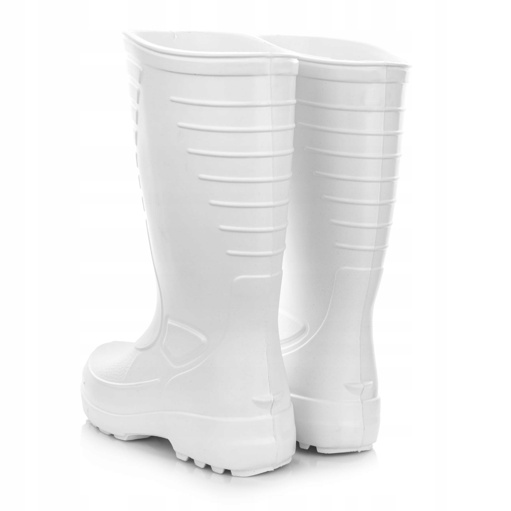 KALOSZE PIANKOWE BIAŁE Z OCIEPLACZEM Z PIANKI EVA OCIEPLANE DUŻE ROZMIARY Kolor biały