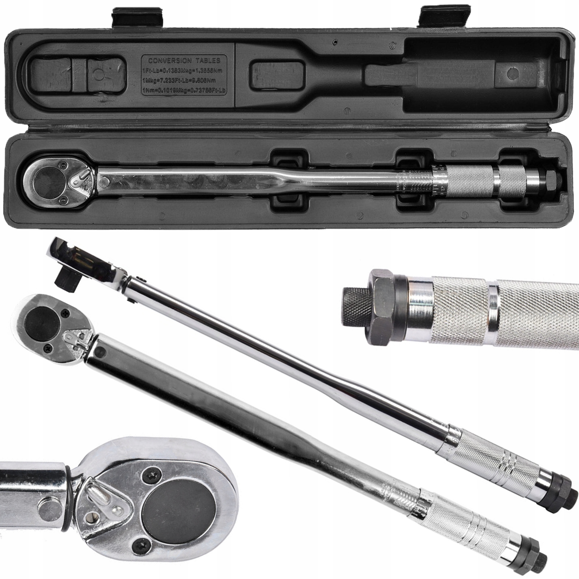 

Klucz Dynamometryczny 1/2" 42-210NM Warsztatowy