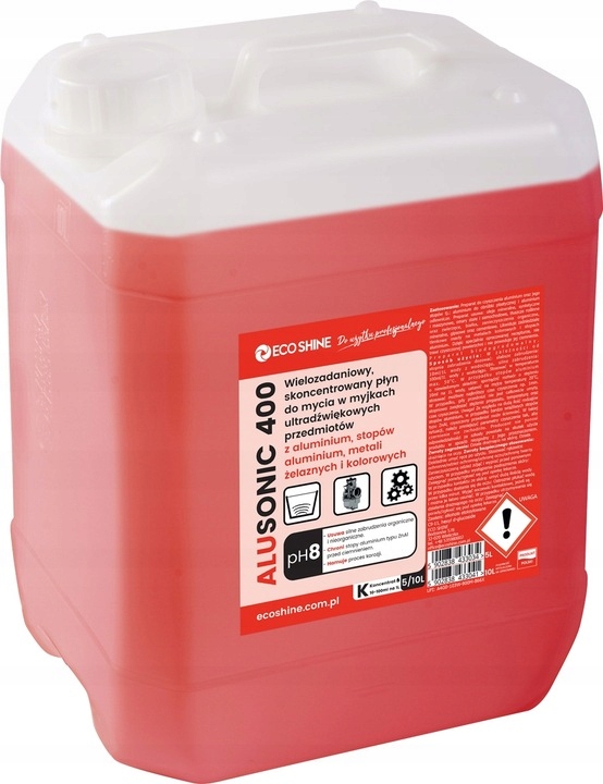 Eco Shine Alusonic 400 Koncentrat do myjki ultradźwiękowej 10L do Aluminium