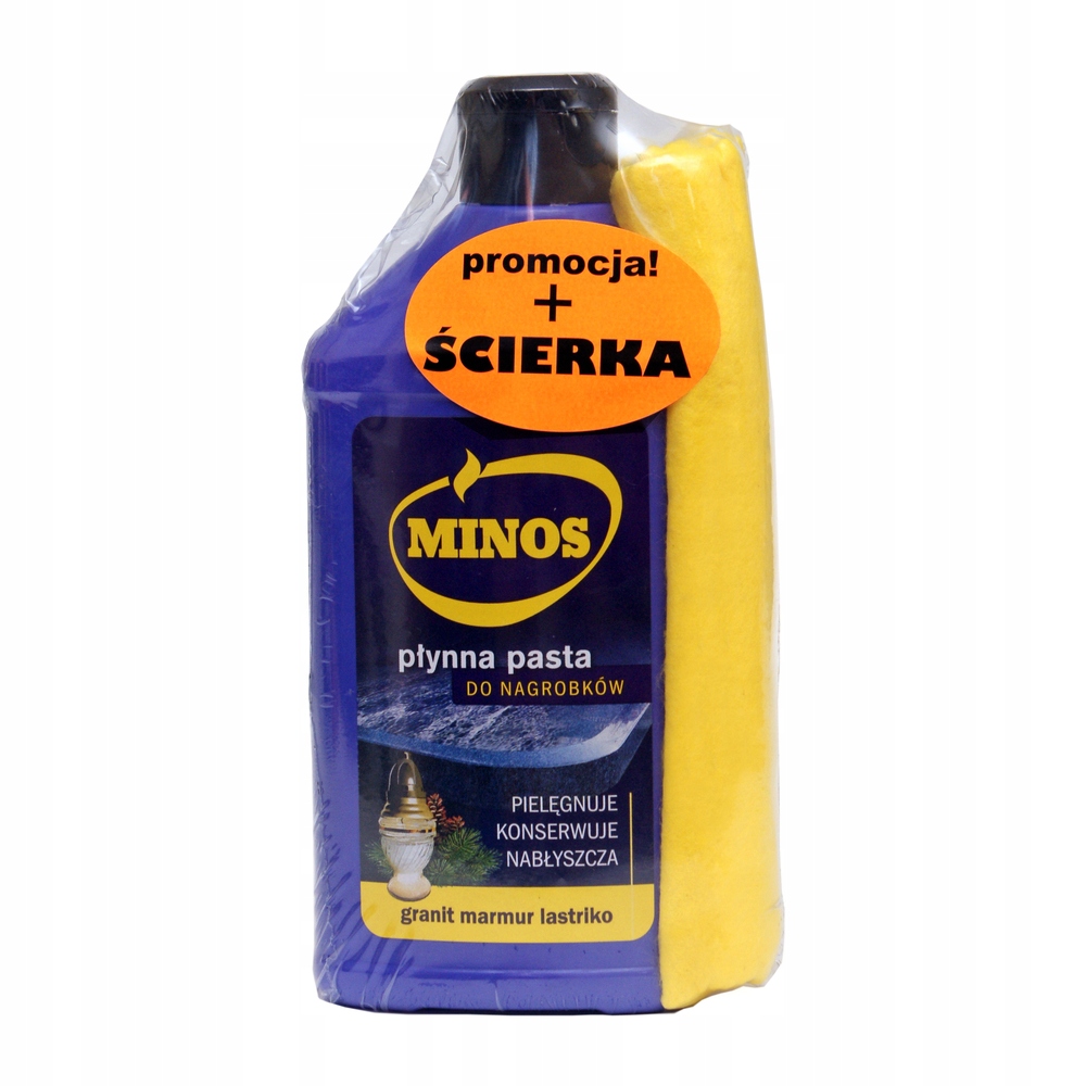

Pasta Do Nagrobków Minos Płyn 270ML Ściereczka
