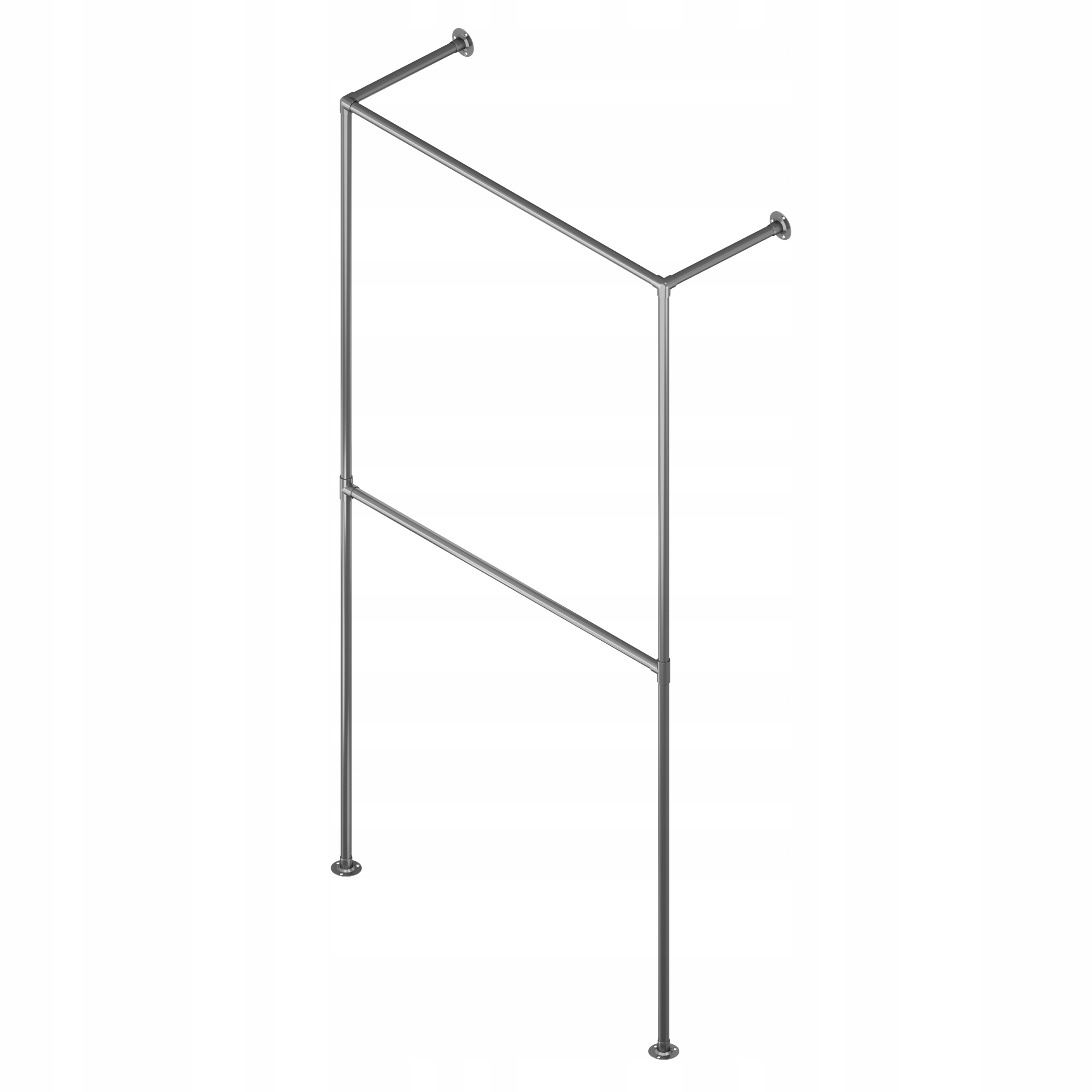 Věšák Na Oblečení Loft 203x102 cm 25 mm Hotse Grafit