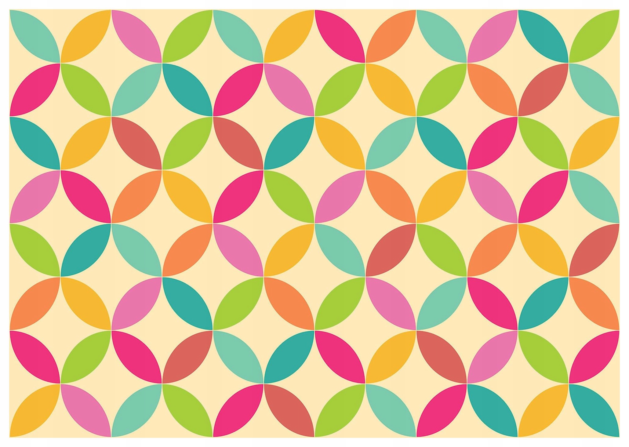 Fototapeta Oválný kaleidoskop Geometrie Abstrakce Retro 312x219 lepidlo