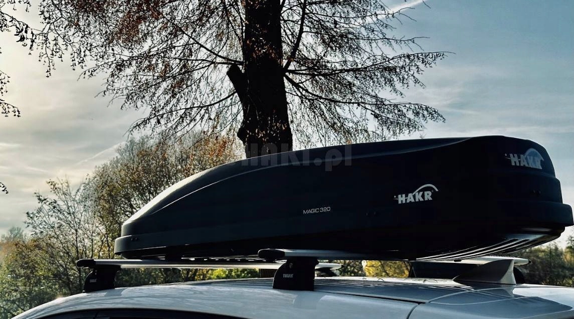 BAGAŻNIK DACHOWY BOX NA DACH KUFER 320 Litrów Długość 185 cm