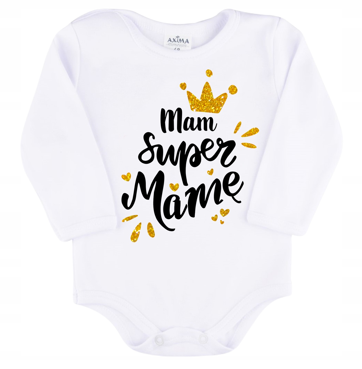 

Body długi rękaw Mam Super Mamę Dzień Mamy r. 80