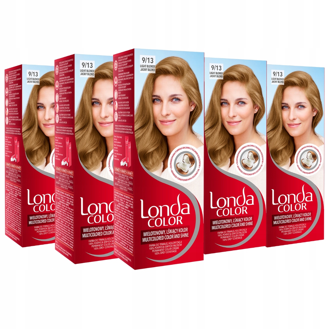 Londa Color barva na vlasy Světlý blond 9/13 x5