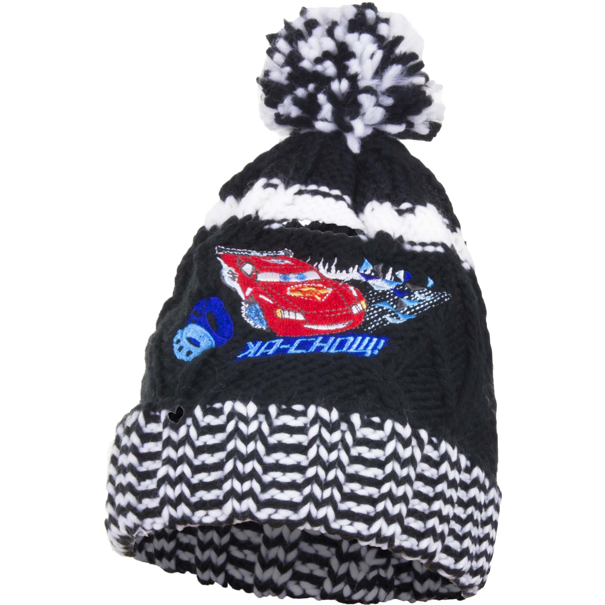 

Auta Zygzak Mcqueen czapka wywijana haft pompon 54