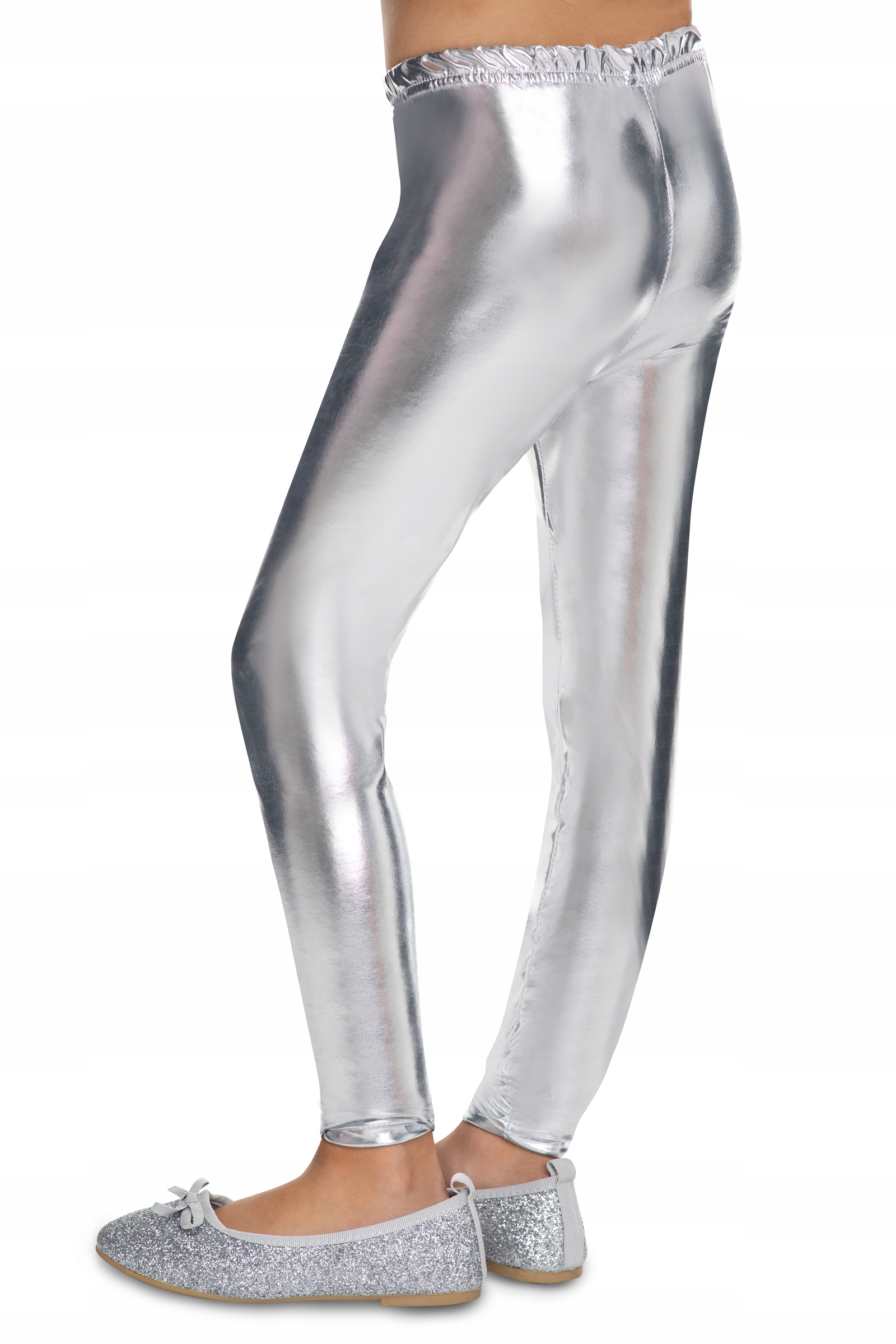 DZIECIĘCE LEGGINSY KOLOROWE LATEKSOWE GETRY LTXK Materiał dominujący poliester