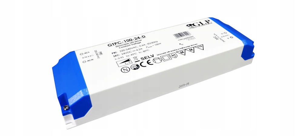 Napájecí zdroj Led Glp stmívatelný, triakový, 24V/ 0-4.2A