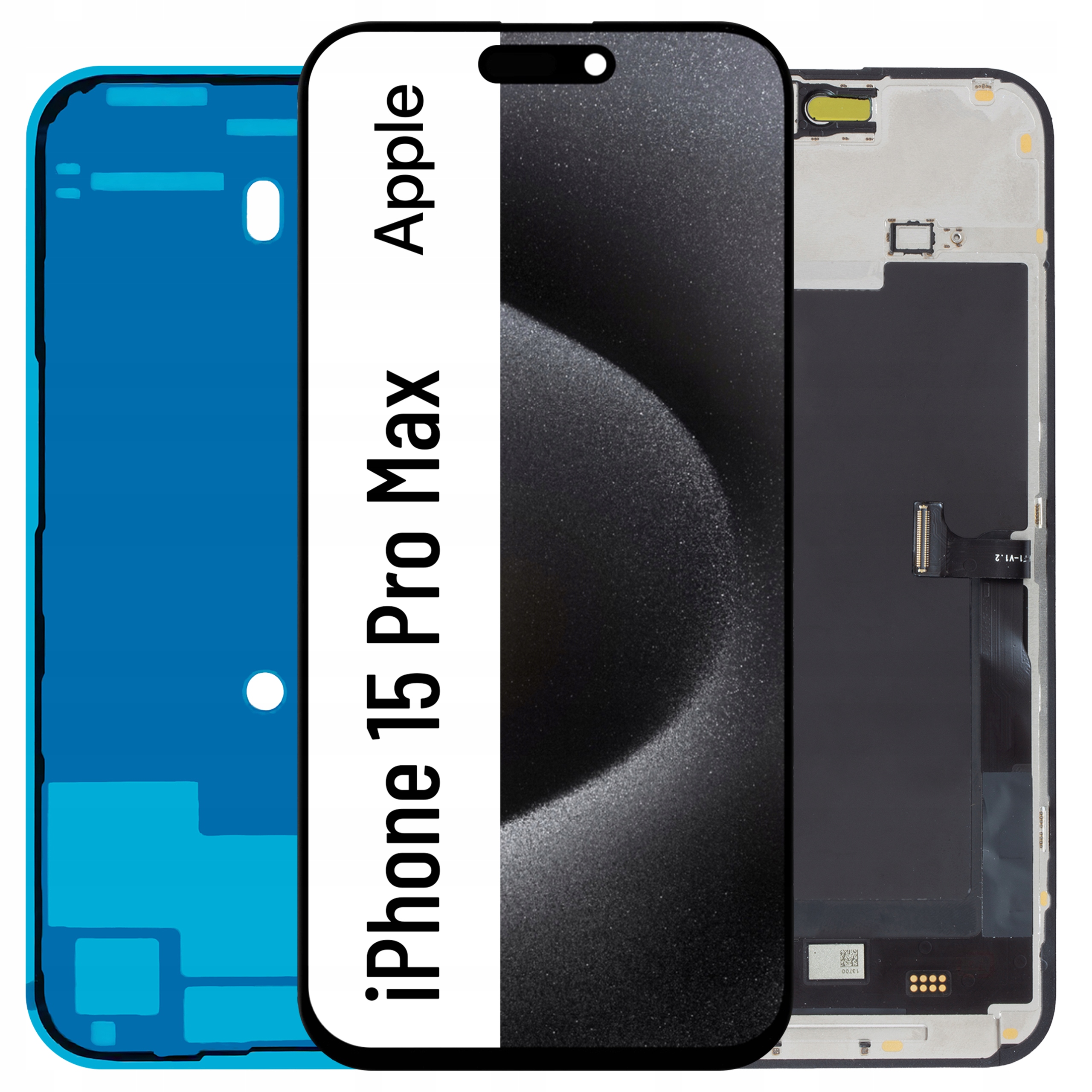 LCD displej pro iPhone 15 Pro Max Displej Incell těsnění