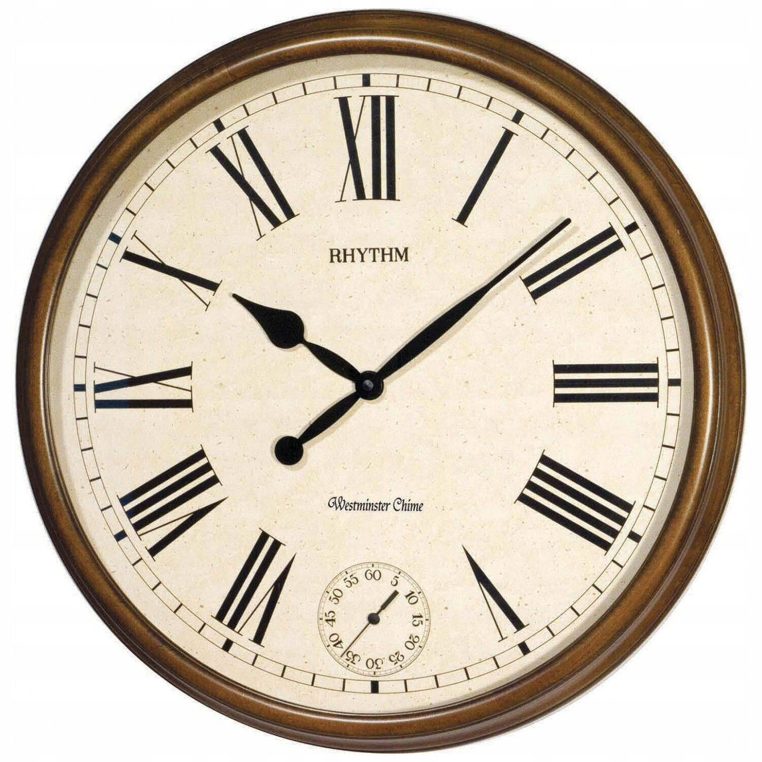 Nástenné Hodiny Rhythm 50 cm Westminster Melodie 721