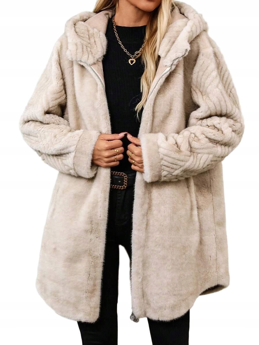 SHEIN KURTKA FUTERKO DAMSKA M