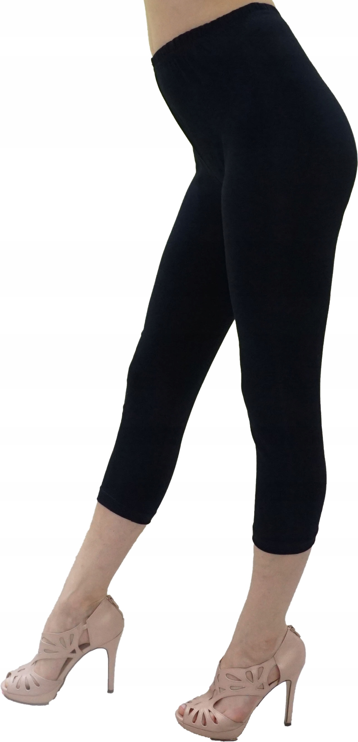 

legginsy leginsy getry damskie 3/4 bawełna L