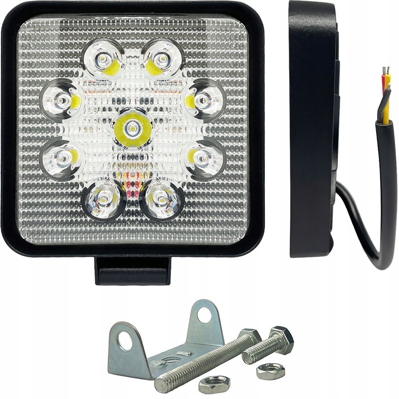 

Lampa Robocza Prostokątna 9x Led 12-24V Halogen