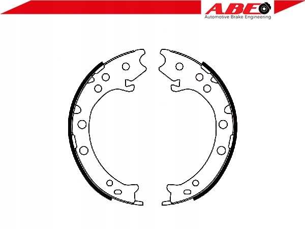 ABE SZCZEKI HAMULCOWE HONDA CR V III 2 4 I VTEC 4W Part number C04021ABE